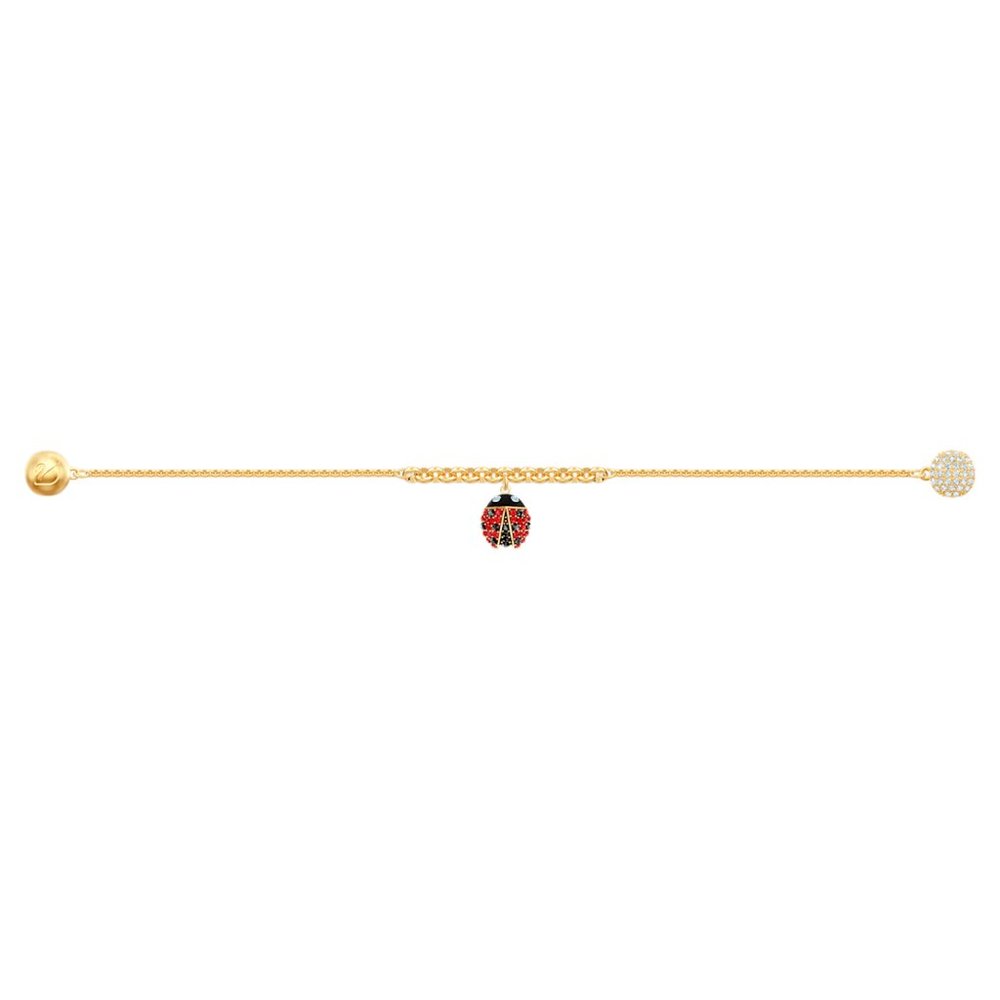 Swarovski 5479018 ladybug bracelet jewelry gold tone Remix Collection brand new - Picture 3 of 6